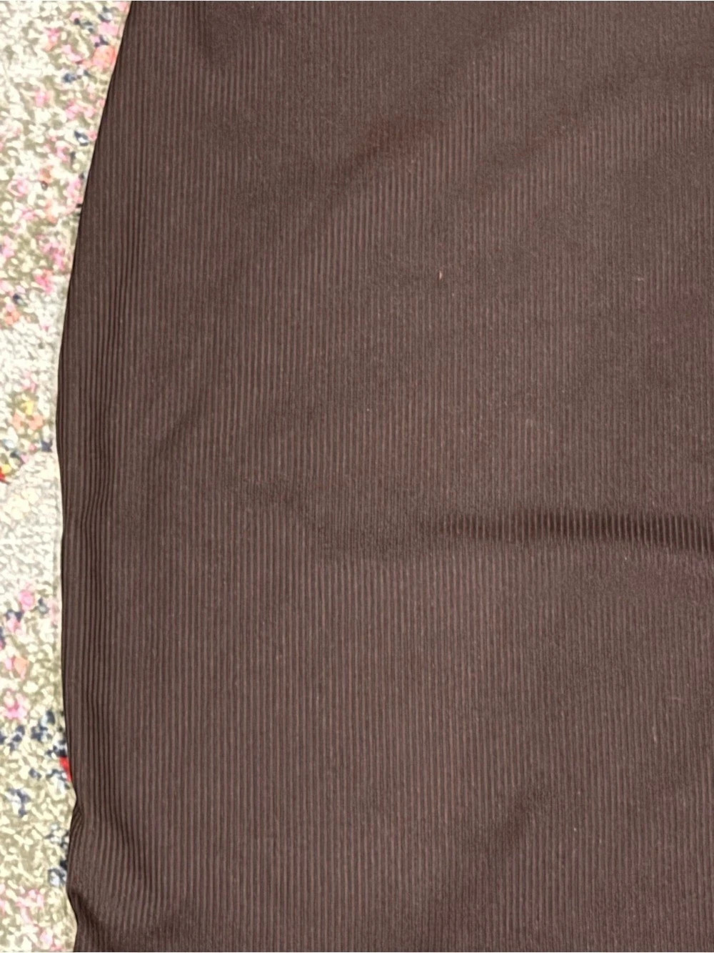 Black Ruffle Trim Mini Dress - Picture 3 of 4